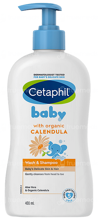 Cetaphil Baby Wash And Shampoo With Organic Calendula 400ml