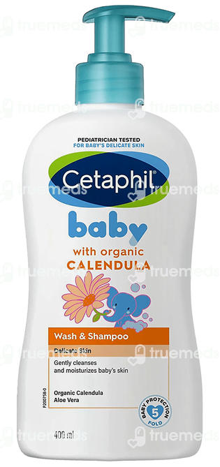 Cetaphil Baby Wash And Shamppoo With Organic Calendula 400 ML
