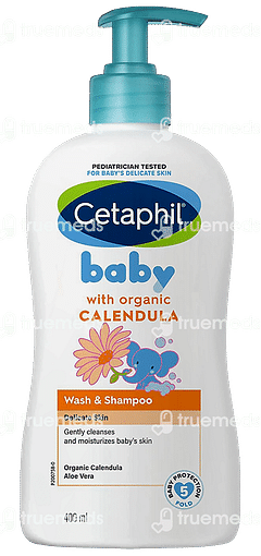 Cetaphil Baby Wash And Shampoo With Organic Calendula 400ml