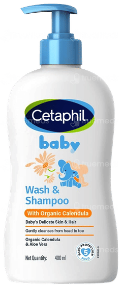 Cetaphil Baby With Organic Calendula Wash & Shampoo 400ml Cetaphil Baby With Organic Calendula Wash & Shampoo 400ml