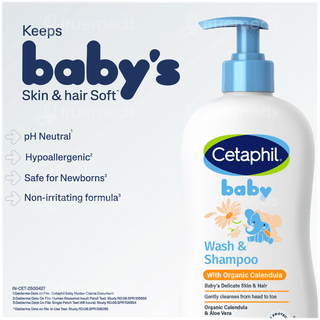 Cetaphil Baby With Organic Calendula Wash & Shampoo 400ml