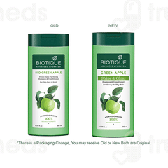 Biotique Green Apple Shine & Gloss Shampoo & Conditioner 180Ml