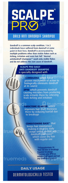 Scalpe Pro Daily Anti Dandruff Shampoo 200Ml