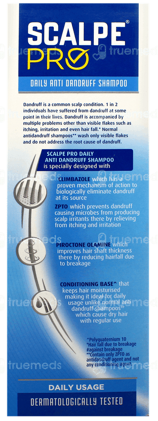 Scalpe Pro Daily Anti Dandruff Shampoo 200Ml
