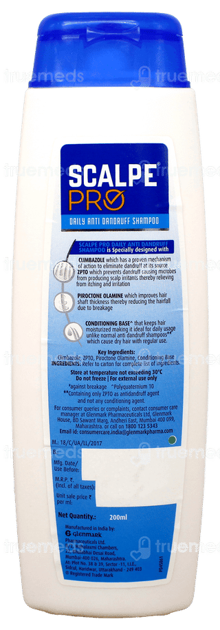 Scalpe Pro Daily Anti Dandruff Shampoo 200Ml