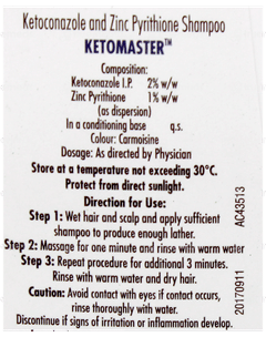 Ketomaster Shampoo 100Ml Ketomaster Shampoo 100Ml