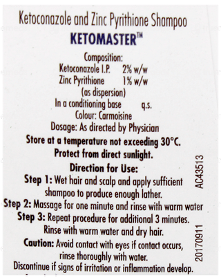 Ketomaster Shampoo 100Ml