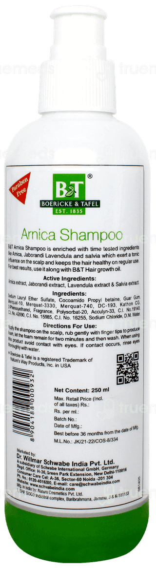 Boericke & Tafel Arnica Shampoo 250ml