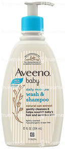 Aveeno Baby Daily Moisturise Wash & Shampoo 354 ML