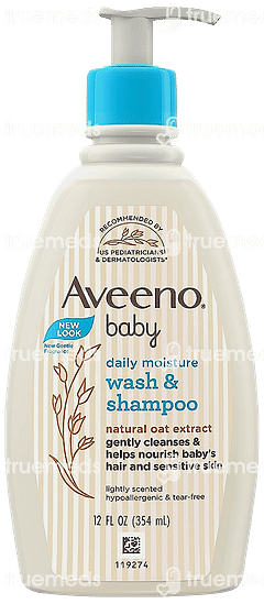 Aveeno Baby New Daily Moisture Wash And Shampoo 354ml Aveeno Baby New Daily Moisture Wash And Shampoo 354ml