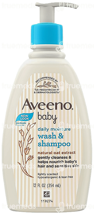 Aveeno Baby Daily Moisturise Wash & Shampoo 354 ML