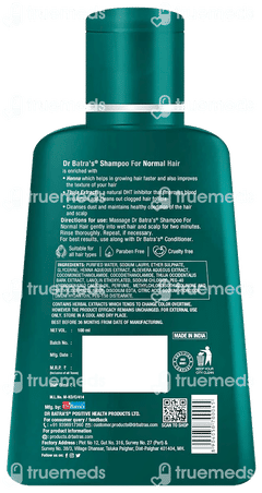 Dr Batras Normal Hair Shampoo 100ml