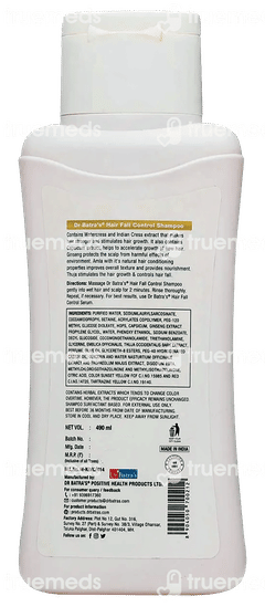 Dr Batras Hair Fall Control New Shampoo 490ml
