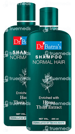 Dr Batras Normal Hair Pack Of 2 Shampoo 200 ML