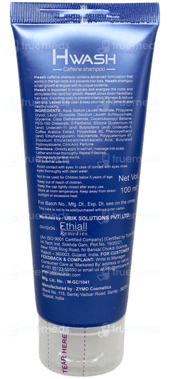Hwash Caffeine Shampoo 100Ml