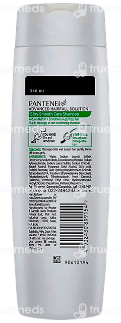 Pantene Pro V Advanced Hairfall Solution Silky Smooth Care Shampoo 340ml