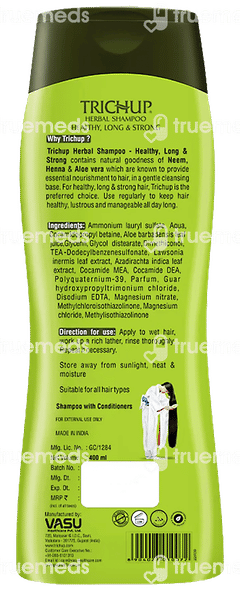 Trichup Healthy Long & Strong Herbal Shampoo 400ml