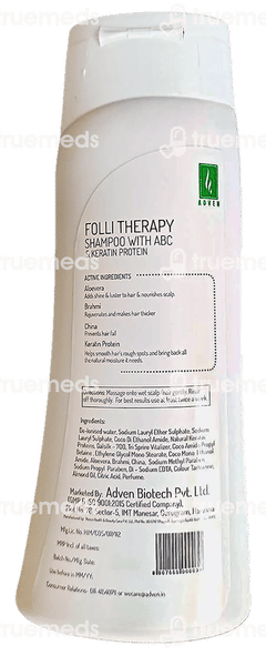 Adven Naturals Keratin Protein Shampoo 200 ML