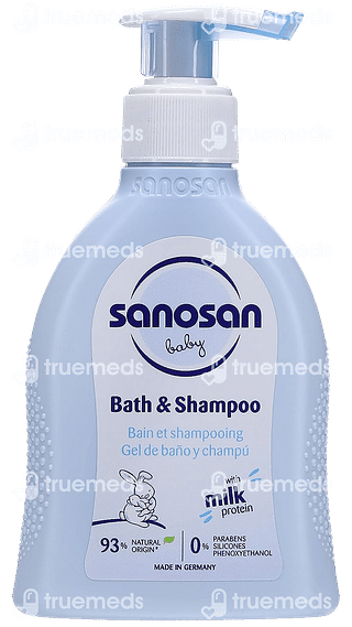 Sanosan Baby Bath And Shampoo 200ml