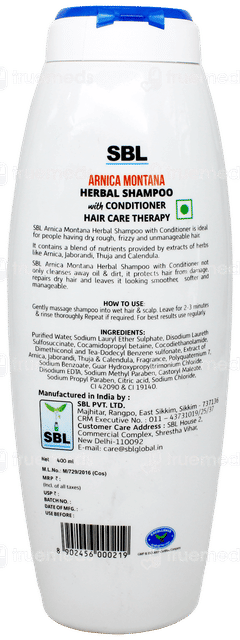 Sbl Arnica Montana Herbal Shampoo With Conditioner 400Ml