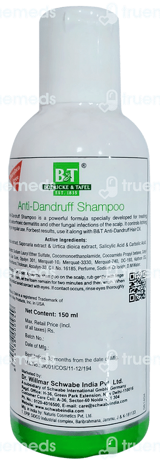 Boericke And Tafel Anti Dandruff Shampoo 150 ML