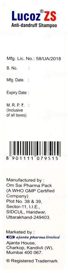 Lucoz Zs Shampoo 100ml