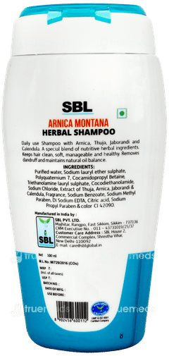 Sbl Arnica Montana With Tjc Herbal Shampoo 100ml