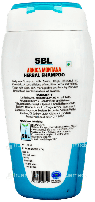 Sbl Arnica Montana With Tjc Herbal Shampoo 100ml