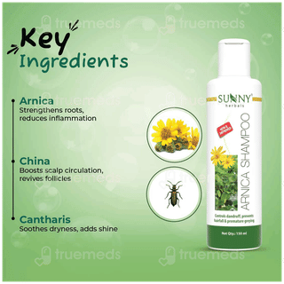 Baksons Sunny Herbals Arnica New & Improved Shampoo 250Ml