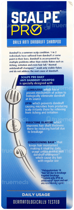 Scalpe Pro Daily Anti Dandruff Shampoo 400Ml