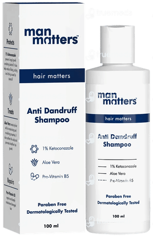 Man Matters Anti Dandruff Shampoo 100 Ml: Uses, Side Effects, Price