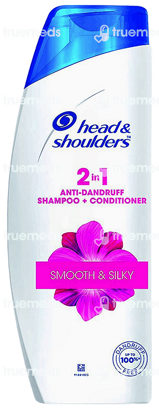 Head & Shoulders 2 In 1 Smooth & Silky Anti Dandruff Shampoo + Conditioner 340ml