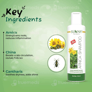 Baksons Sunny Herbals Arnica New & Improved Shampoo 500Ml