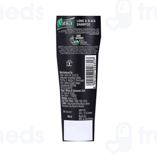 Dabur Vatika Naturals Amla & Bhringraj Long & Black Shampoo 180ml