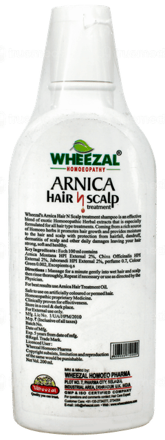 Wheezal Arnica Hair N Scalp Shampoo 200Ml