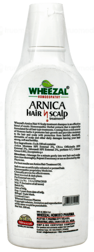 Wheezal Arnica Hair N Scalp Shampoo 200Ml
