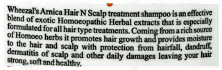 Wheezal Arnica Hair N Scalp Shampoo 200Ml