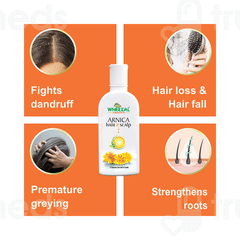 Wheezal Arnica Hair N Scalp Shampoo 200Ml