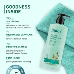 Plum Tea Tree Dandruff Control Shampoo 250ml