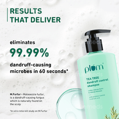 Plum Tea Tree Dandruff Control Shampoo 250ml