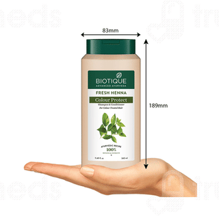 Biotique Fresh Henna Colour Protect Shampoo And Conditioner 340Ml