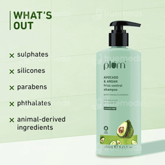 Plum Avocado & Argan Frizz Control Shampoo 250ml
