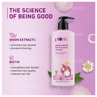 Plum Onion And Biotin Hair Fall Control Shampoo 250 Ml