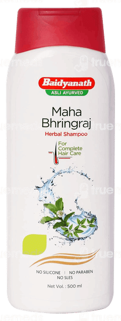 Baidyanath Maha Bhringraj Herbal Shampoo 500Ml Baidyanath Maha Bhringraj Herbal Shampoo 500Ml