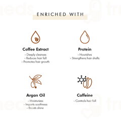 Mcaffeine Naked And Raw Coffee Shampoo 250 ML