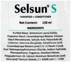 Selsun S 2 In 1 Shampoo + Conditioner 120Ml