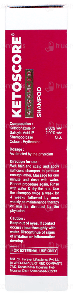 Ketoscore Advanced Shampoo 100ml