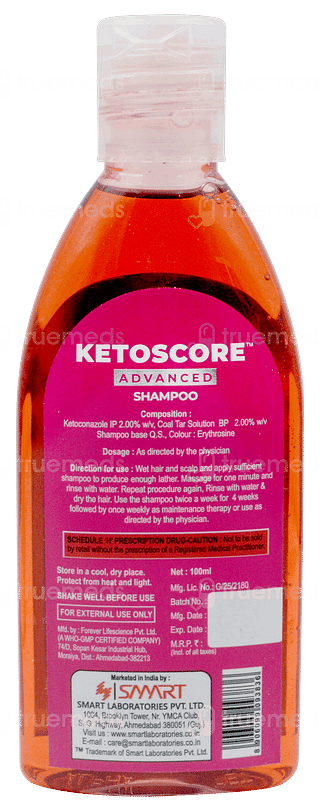 Ketoscore Advanced Shampoo 100ml