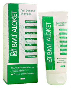Bmj Aloket Anti Dandruff Shampoo 90 Ml