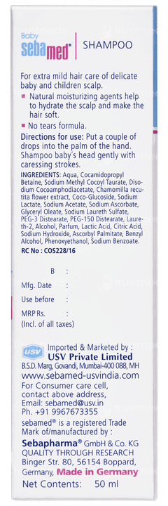 Sebamed Baby Shampoo 50ml